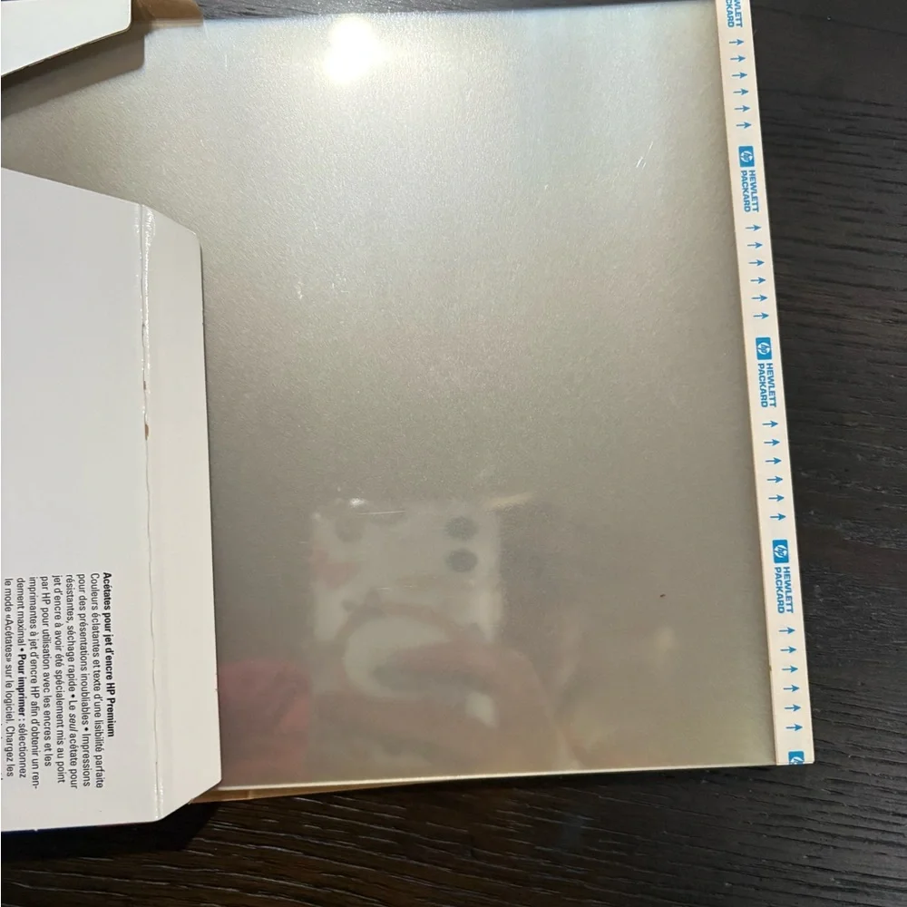 HP Premium Inkjet Transparency Film - Blue, Yellow, Red